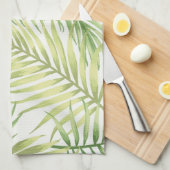 Linge De Cuisine motif feuille (Quart Plié)