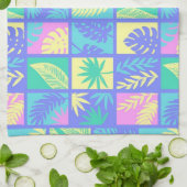 Linge De Cuisine motif feuille (Plié)