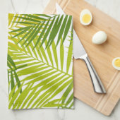 Linge De Cuisine motif feuille (Quart Plié)