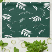 Linge De Cuisine motif feuille (Plié)