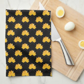 Linge De Cuisine Motif feuille (Quart Plié)