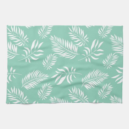 Linge De Cuisine Motif feuille 14 (Horizontal)