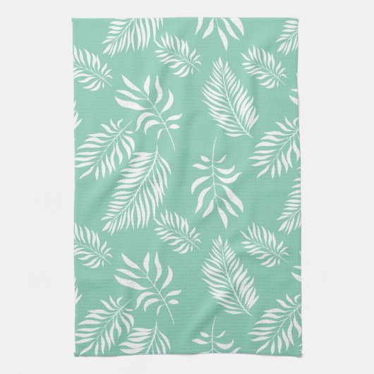 Linge De Cuisine Motif feuille 14 (Vertical)