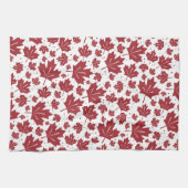Linge De Cuisine Motif Feuille de Red Maple (Horizontal)