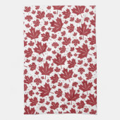 Linge De Cuisine Motif Feuille de Red Maple (Vertical)