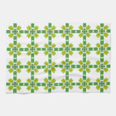 Linge De Cuisine Motif Feuille, Motif De Feuilles, Feuilles Verts (Horizontal)