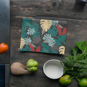 Linge De Cuisine Motif Feuille tropical