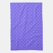 Linge De Cuisine Motif filigrané violet élégant (Vertical)