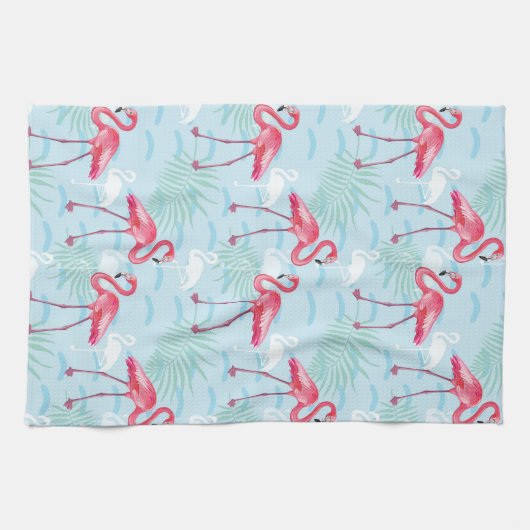 Linge De Cuisine Motif Flamingo (Horizontal)