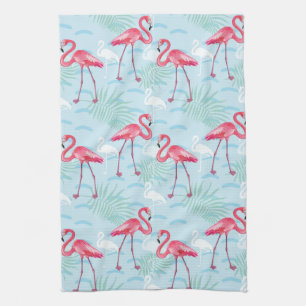 Linge De Cuisine Motif Flamingo