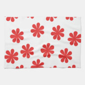 Linge De Cuisine Motif Fleur Abstrait (Horizontal)