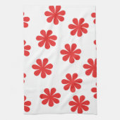 Linge De Cuisine Motif Fleur Abstrait (Vertical)