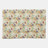 Linge De Cuisine Motif fleur sauvage d'automne (Horizontal)