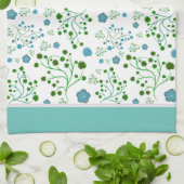 Linge De Cuisine Motif floral (Plié)