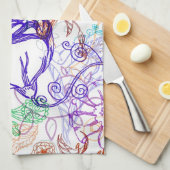 Linge De Cuisine Motif floral (Quart Plié)