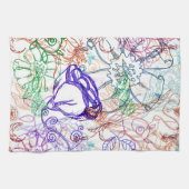 Linge De Cuisine Motif floral (Horizontal)