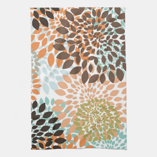 Linge De Cuisine Motif floral (Vertical)