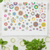 Linge De Cuisine Motif floral (Plié)