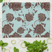 Linge De Cuisine Motif floral (Plié)