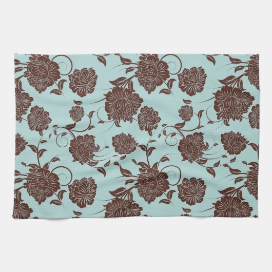 Linge De Cuisine Motif floral (Horizontal)