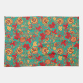 Linge De Cuisine Motif floral 2 (Horizontal)