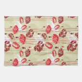 Linge De Cuisine Motif floral 2 d'élégance abstraite (Horizontal)