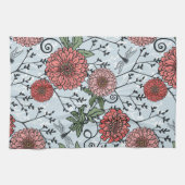 Linge De Cuisine Motif floral 3 (Horizontal)