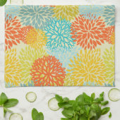 Linge De Cuisine Motif floral 3 (Plié)