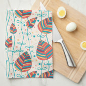 Linge De Cuisine Motif floral 5 (Quart Plié)