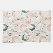 Linge De Cuisine Motif floral céleste (6) (Horizontal)