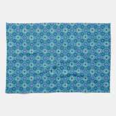 Linge De Cuisine Motif floral chic boho dynamique (Horizontal)