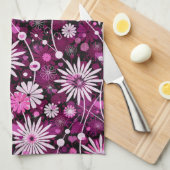 Linge De Cuisine Motif floral de Valentine (Quart Plié)