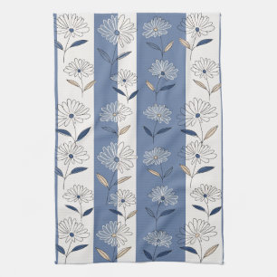 Linge De Cuisine Motif floral minimaliste Daisy (1)