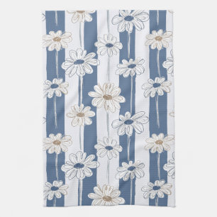 Linge De Cuisine Motif floral minimaliste Daisy (3)