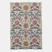 Linge De Cuisine Motif Floral rose et bleu sans joint (Vertical)