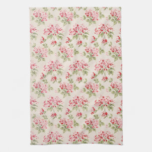 Linge De Cuisine Motif floral rose vintage shabby chic