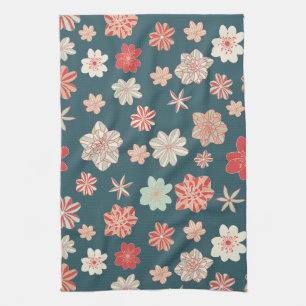 Linge De Cuisine Motif floral sans couture 