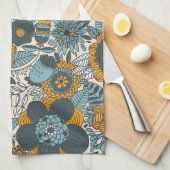 Linge De Cuisine Motif floral vintage (Quart Plié)