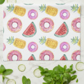 Linge De Cuisine Motif flottant de la piscine d'eau douce Pastel (Plié)