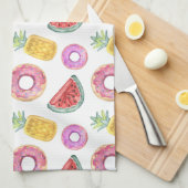 Linge De Cuisine Motif flottant de la piscine d'eau douce Pastel (Quart Plié)