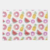 Linge De Cuisine Motif flottant de la piscine d'eau douce Pastel (Horizontal)