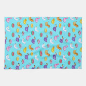 Linge De Cuisine Motif flottant de la piscine d'été (Horizontal)