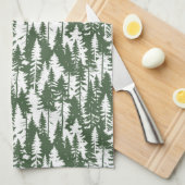 Linge De Cuisine Motif forestier (Quart Plié)