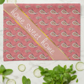 Linge De Cuisine Motif Foxglove Petal Paisley (Plié)