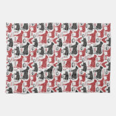 Linge De Cuisine Motif frais de la ferme boucher BBQ Retro (Horizontal)