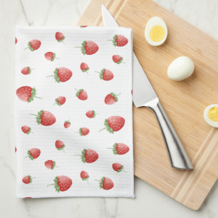 Linge De Cuisine Motif fraise