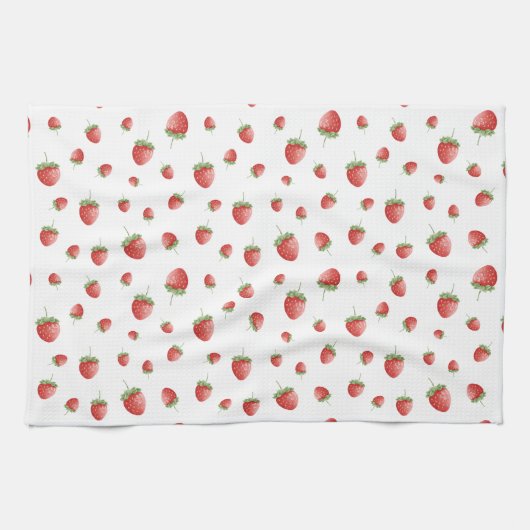 Linge De Cuisine Motif fraise (Horizontal)