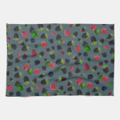 Linge De Cuisine Motif framboise 2 (Horizontal)