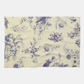 Linge De Cuisine Motif français bleu d'ange de pays de Toile (Horizontal)