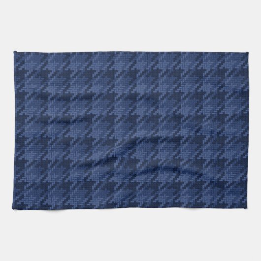Linge De Cuisine Motif frappant de formes bleues (Horizontal)